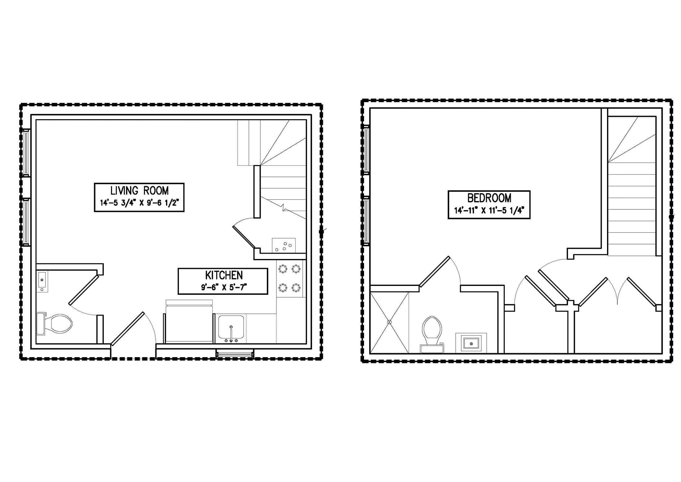 Real estate floor plan example